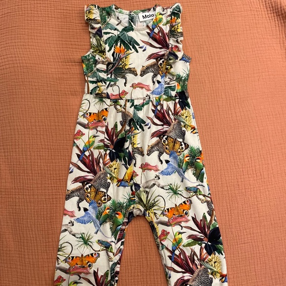Molo Other - NEW Molo Jungle Print Romper Girl 3T